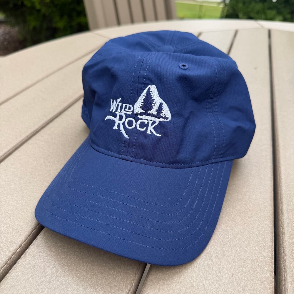 Adidas Wild Rock Golf Hat Navy Blue Adjustable Performance Cap NWT OSFM